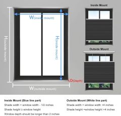 Blackout TDBU honeycomb blinds Custom Cellular Shades – Cordless, Top Down Bottom Up Room Darkening Window Blinds – Interior Window Coverings Cut-to-Size