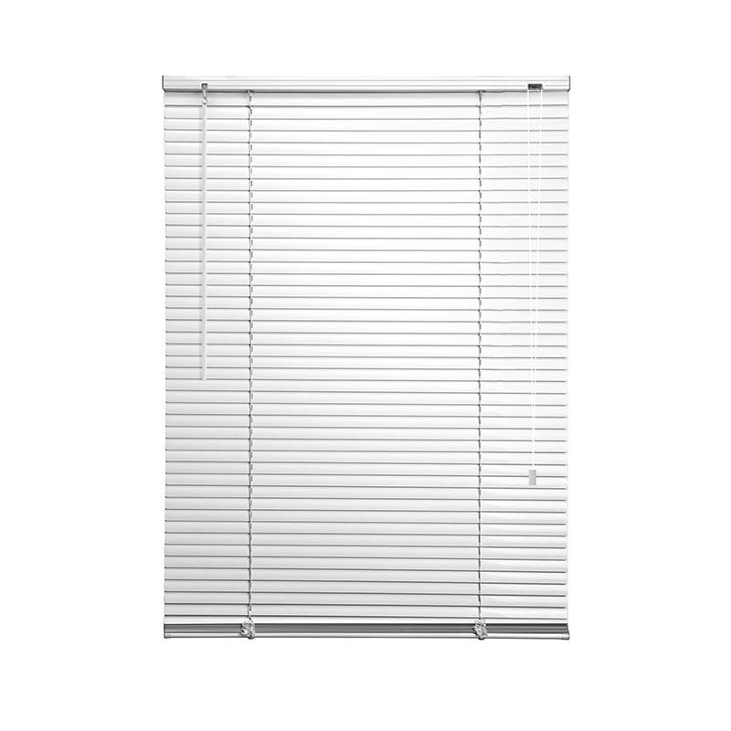 Mini Blinds Suitable for 24" W x 64" H Windows 1"Pvc Horizontal Venetian Blinds Darkening with Rope and Pole can Mounted Inside or Outside