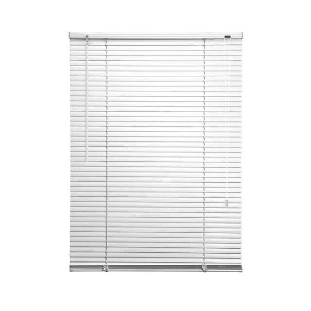 Mini Blinds Suitable for 24" W x 64" H Windows 1"Pvc Horizontal Venetian Blinds Darkening with Rope and Pole can Mounted Inside or Outside