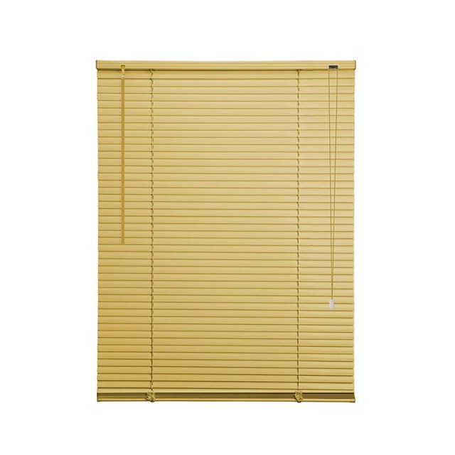 Mini Blinds Suitable for 24" W x 64" H Windows 1"Pvc Horizontal Venetian Blinds Darkening with Rope and Pole can Mounted Inside or Outside