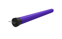 Smart Roller Shade Motor for 32mm /38 mm Tubes - Rechargeable Battery, Compatible with Alexa & Google Home via Tuya Zigbee Gateway, Voice & App Control