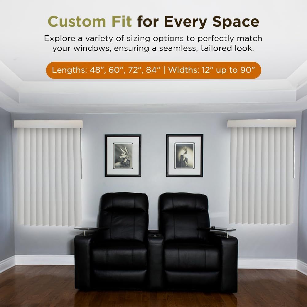 Vertical Window Blinds Vertical Replacement Blinds, PVC Vertical Window Blinds Replacement Slats Shades