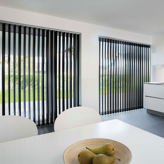 Vertical Window Blinds, Sliding Door Blinds, Cordless Blinds for Patio Doors, Room Darkening Shades for Home Decor, Vinyl