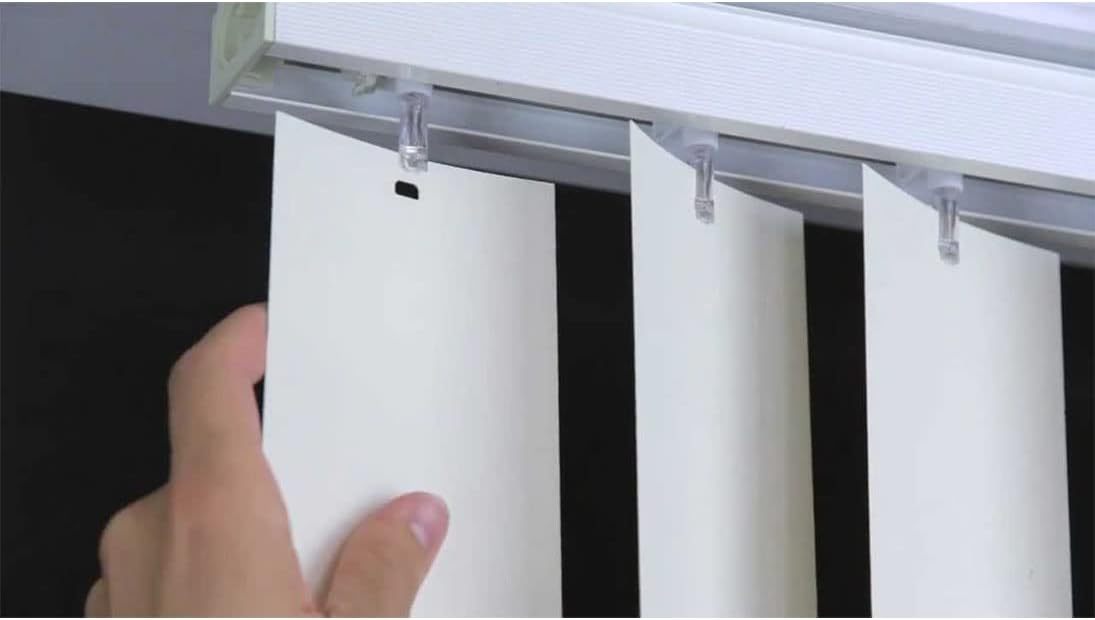 PVC Vertical Window Blinds  89MM 3.5"Slat Vinly Vertical Shades Blinds  Factory Supplier Low Price