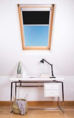 Blackout Skylight Blind for Velux Roof Windows Shades Blockout, Black, FK06 /M06 /M08