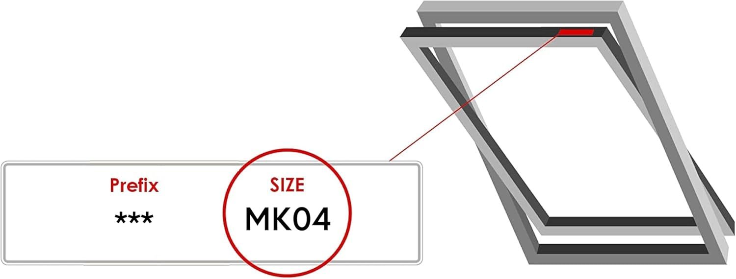 Blackout Skylight Blind for Velux Roof Windows Shades Blockout, Black, FK06 /M06 /M08