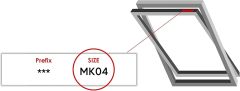 Blackout Skylight Blind for Velux Roof Windows Shades Blockout, Black, FK06 /M06 /M08