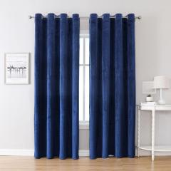 Velvet Curtains 84 inches - Gold Brown Blackout Thermal Insulated Window Drapes for Living Room, Back Tab Luxury Home Decor Curtains for Bedroom Sliding Door