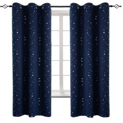 Kids Curtains for Bedroom Blue Children  Curtain, Window Drape