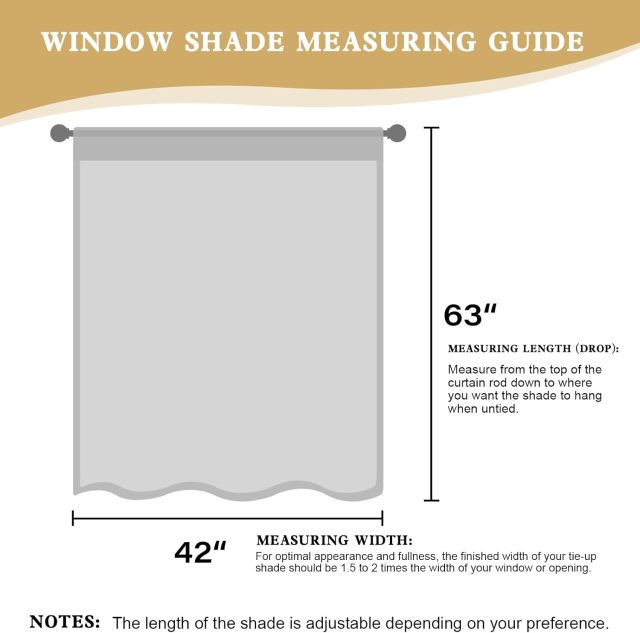 Tie Up Linen Curtains 63 Inch Length Nature Linen Textured Privacy Curtain Multi Hanging Ways Shade Balloon Window Shade Rod Pocket Casual Curtain