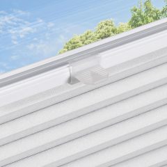 Honeycomb Pleated Blind No Drilling Required Calm Coast Beige Folding Blind Roller Blind Lightning Quick Assembly