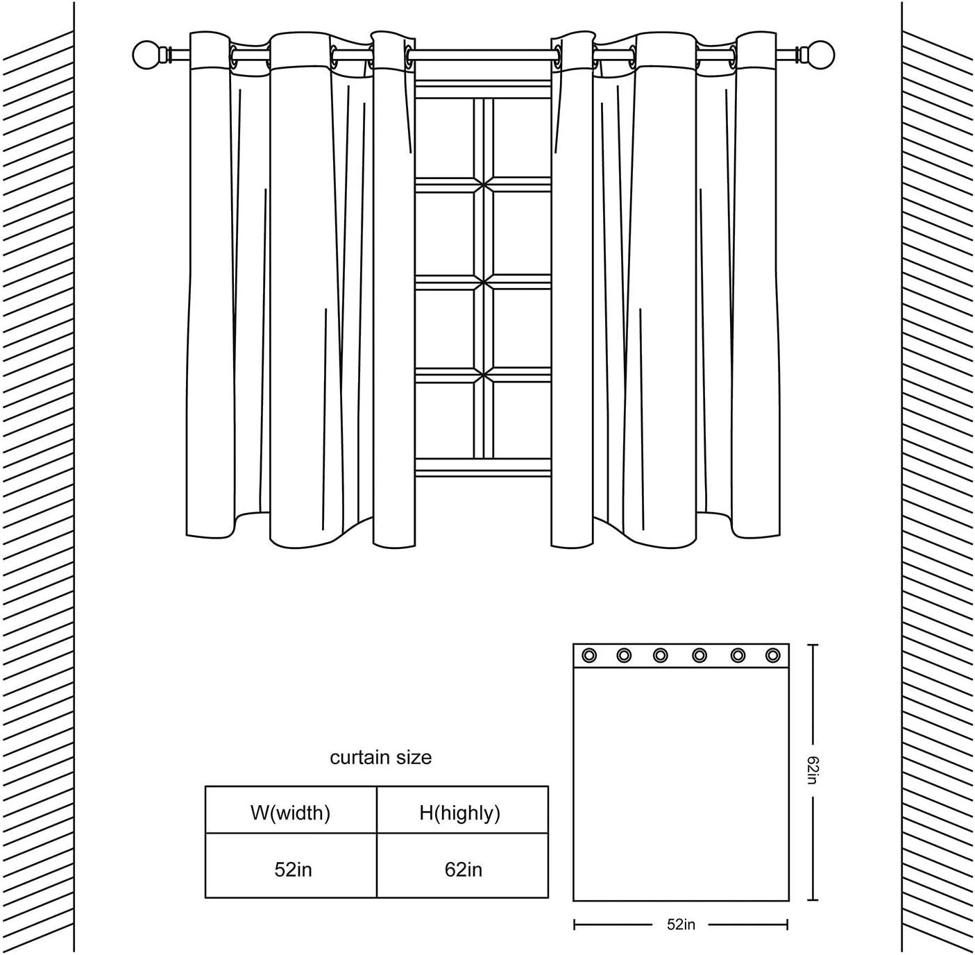 Velvet Curtains 84 inches - Gold Brown Blackout Thermal Insulated Window Drapes for Living Room, Back Tab Luxury Home Decor Curtains for Bedroom Sliding Door