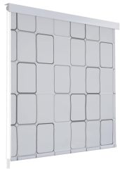 Shower Blind for Bathtub with Side Pull - Various Widths / Shower Curtain / Bath Curtain - 60 cm Wide x 240 cm Including Accessories