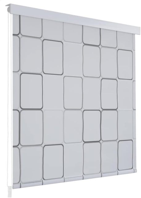 Shower Blind for Bathtub with Side Pull - Various Widths / Shower Curtain / Bath Curtain - 60 cm Wide x 240 cm Including Accessories