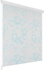 Shower Blind for Bathtub with Side Pull - Various Widths / Shower Curtain / Bath Curtain - 60 cm Wide x 240 cm Including Accessories