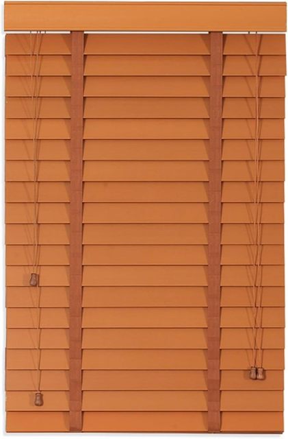 Wood Blinds Wooden Blinds for Indoor Windows Custom Size for Bedroom,Living Room,Bathroom & Office