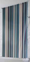 Shower Roller Blind with Cassette Water-Repellent, Bath Blind for the Fath and Shower Retro Design Ceiling-Mounted Semi-Transparent