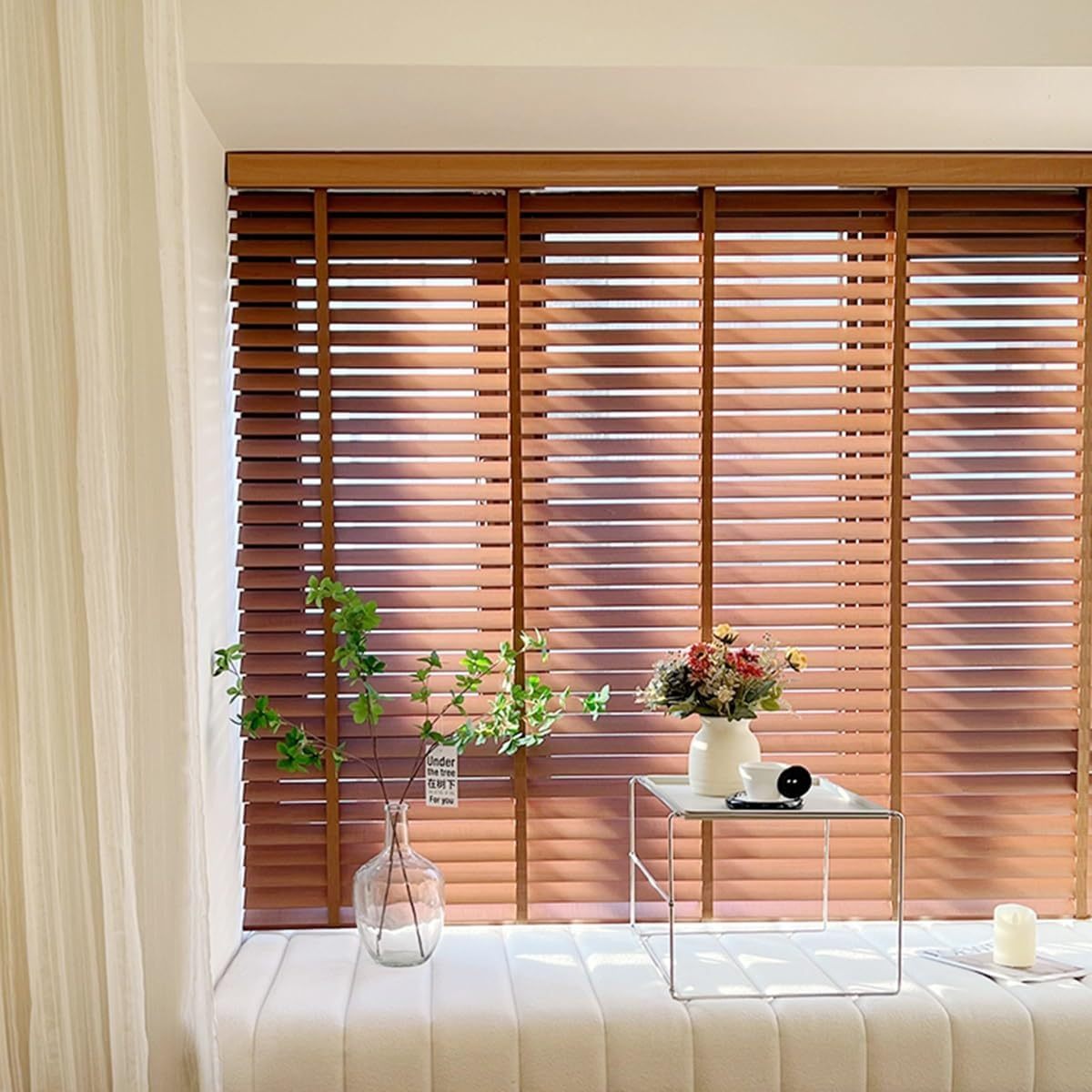 2"  Wood Blinds for Home, for Window Office