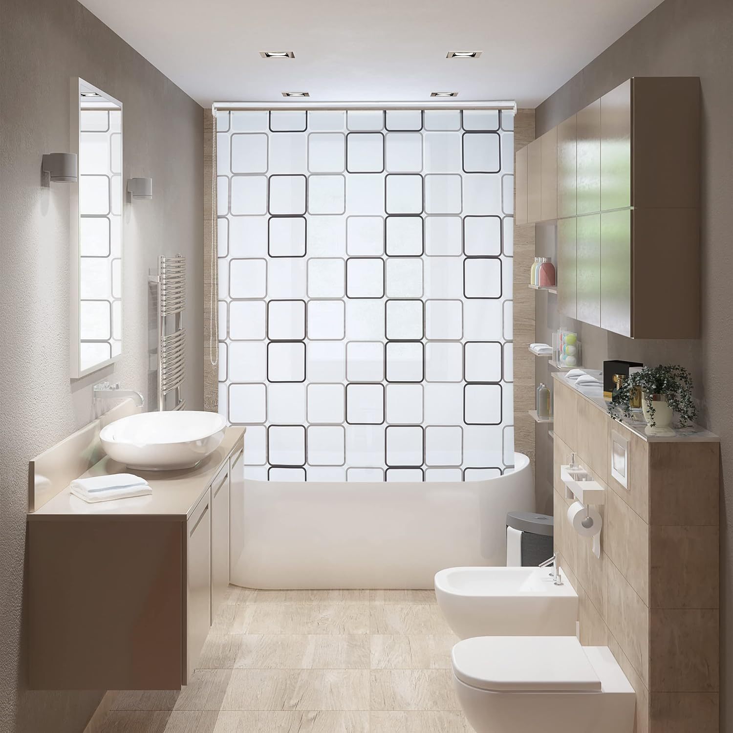 Shower Roller Blinds and Shades