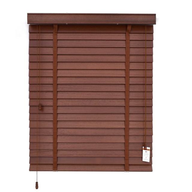Factory Wholesale Price Eco-friendly Uv Protection Cord Wooden Venetian Blinds Slat Window