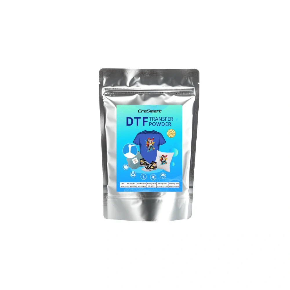 EraSmart 1000g/35.3oz White DTF Transfer Powder Fine Particle