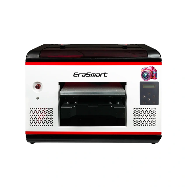 EraSmart A3 CCD UV Printer with Camera Auto Image Alignment Flexible Placement High Precision Printing
