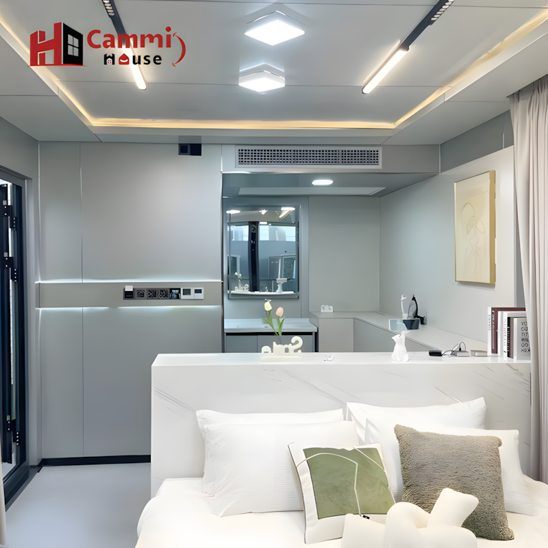 Cammi House Prefab Tiny Home: Luxury Portable Container Home for Glamping & Backyard Living