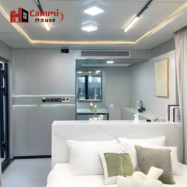 Cammi House Prefab Tiny Home: Luxury Portable Container Home for Glamping & Backyard Living