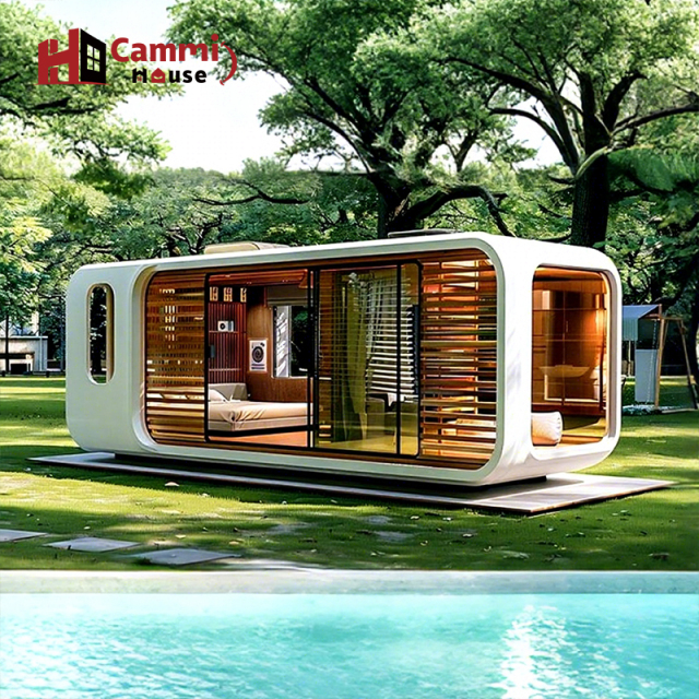 Cammi House Prefab Container Homes: Modern, Eco-Friendly Modular Living Units for Resorts & Backyards