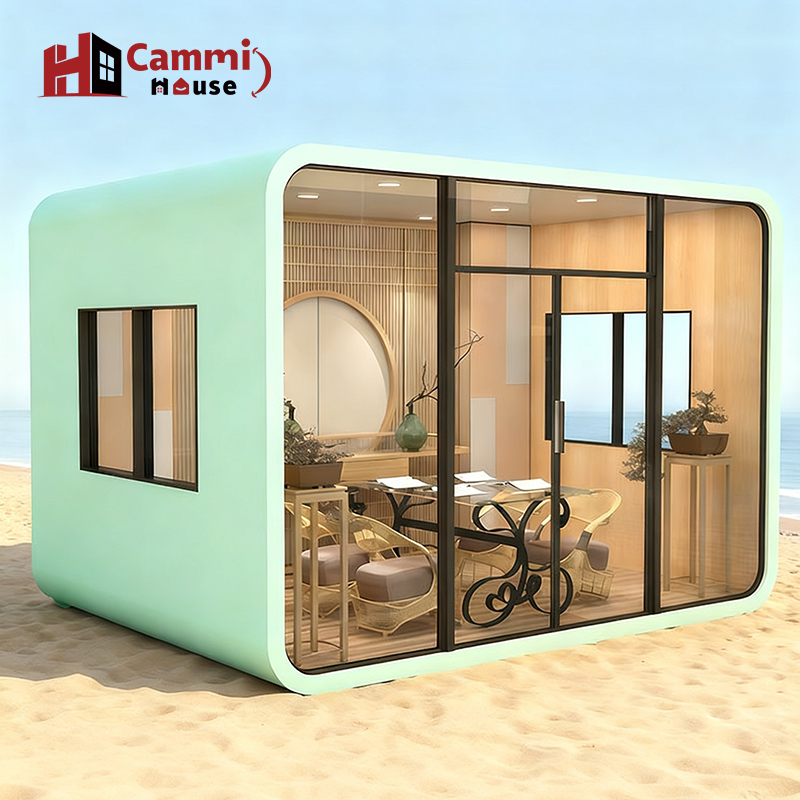 Cammi House: All-Weather Modular Tiny Home | Portable Prefab Guest House for Backyard/Beach