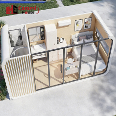 Cammi House Compact Prefab Living Pod: Fully Furnished Tiny Home for Cozy, Modern Spaces
