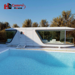 Cammi House B7 Futuristic Prefab Pod: Luxury Modern Living for Poolside & Scenic Retreats