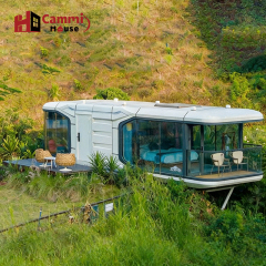 Cammi House Eco-Friendly Space Capsule  Modular Prefab Home for Scenic Glamping & Resort Development