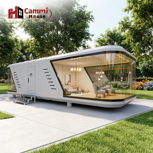 Cammi House Premium Space Capsule Home | Eco-Friendly Modular Tiny Home for Glamping & Residential Use