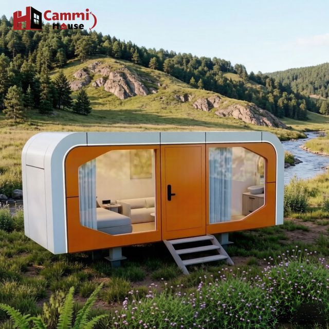 Cammi House Apple Capsule Home | Portable Prefab Tiny House for Glamping & Residential Use