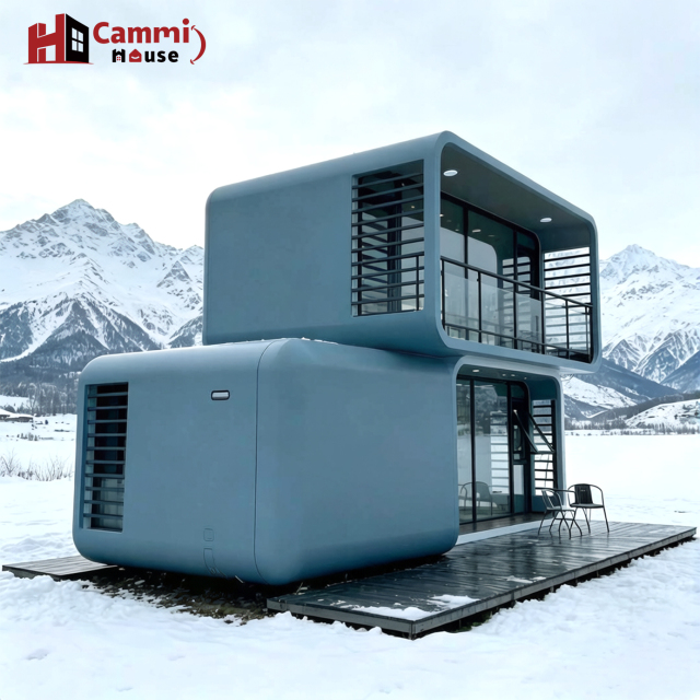 Cammi Apple Cabin Villa Capsule Home | Smart Home Glamping Pod for Tourism & Resort Accommodation
