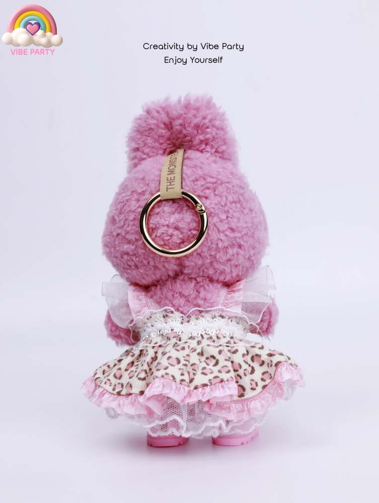 LBB Doll Clothes - Pink Sweetheart Leopard Print 4-Piece Set (Doll Not Included)
