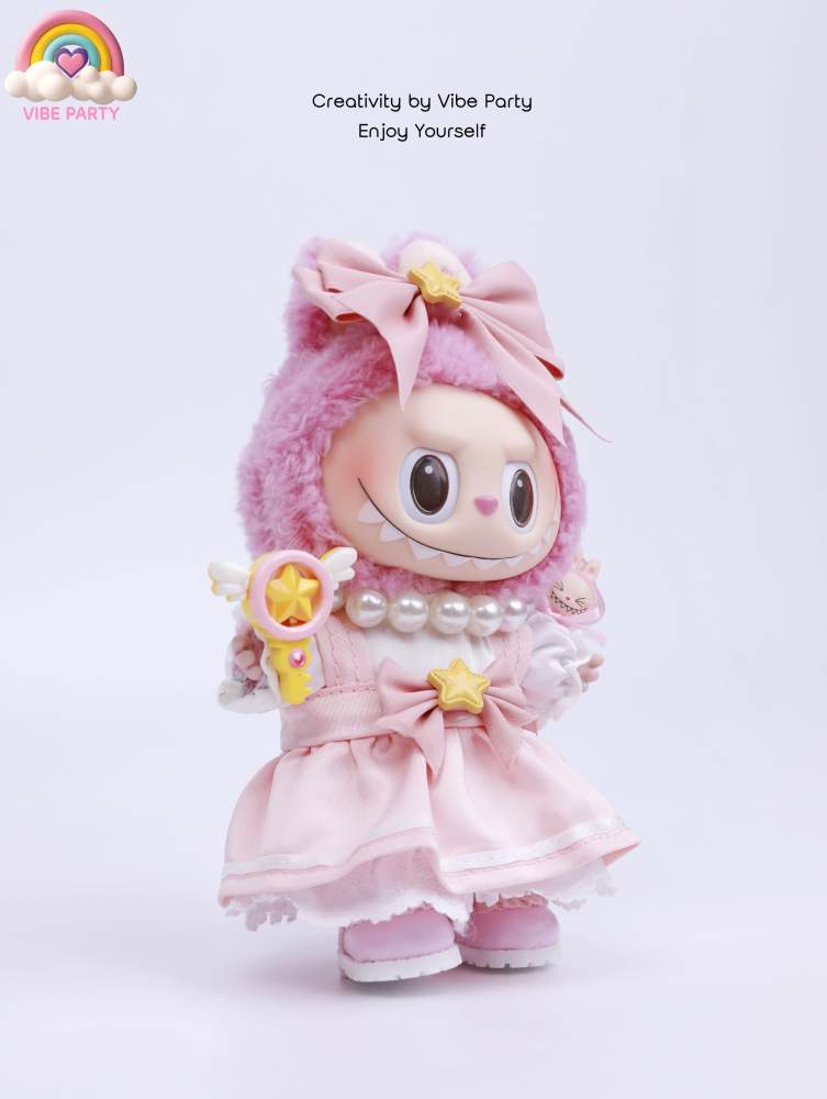 LBB Doll Clothes - Pearl Magic Pink Sweetheart 6-Piece Set (Doll Not Included)