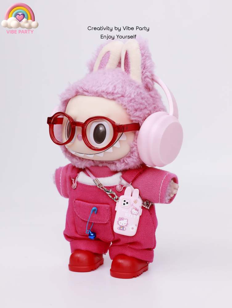 LBB Doll Clothes - Fuchsia Playful 7-Piece Set (Doll Not Included)