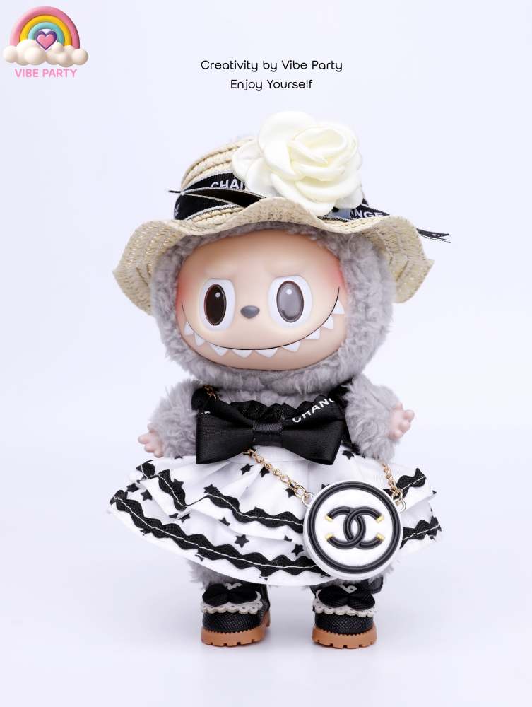 LBB Doll Clothes - Chanel-Style Set 5-Piece Set (Doll Not Included)
