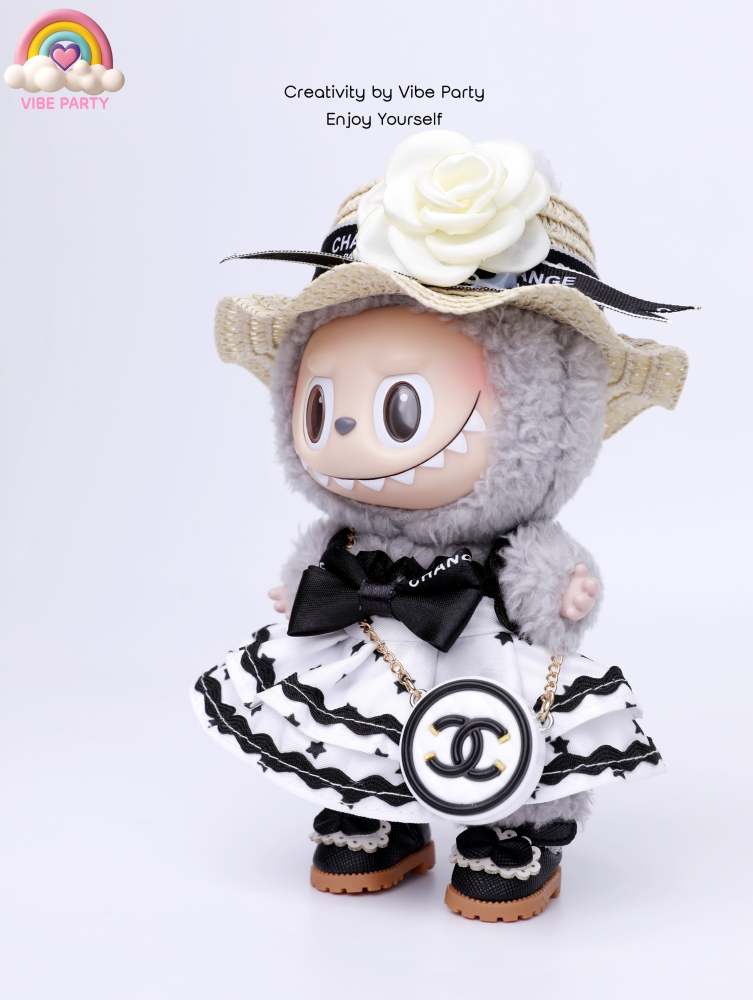 LBB Doll Clothes - Chanel-Style Set 5-Piece Set (Doll Not Included)