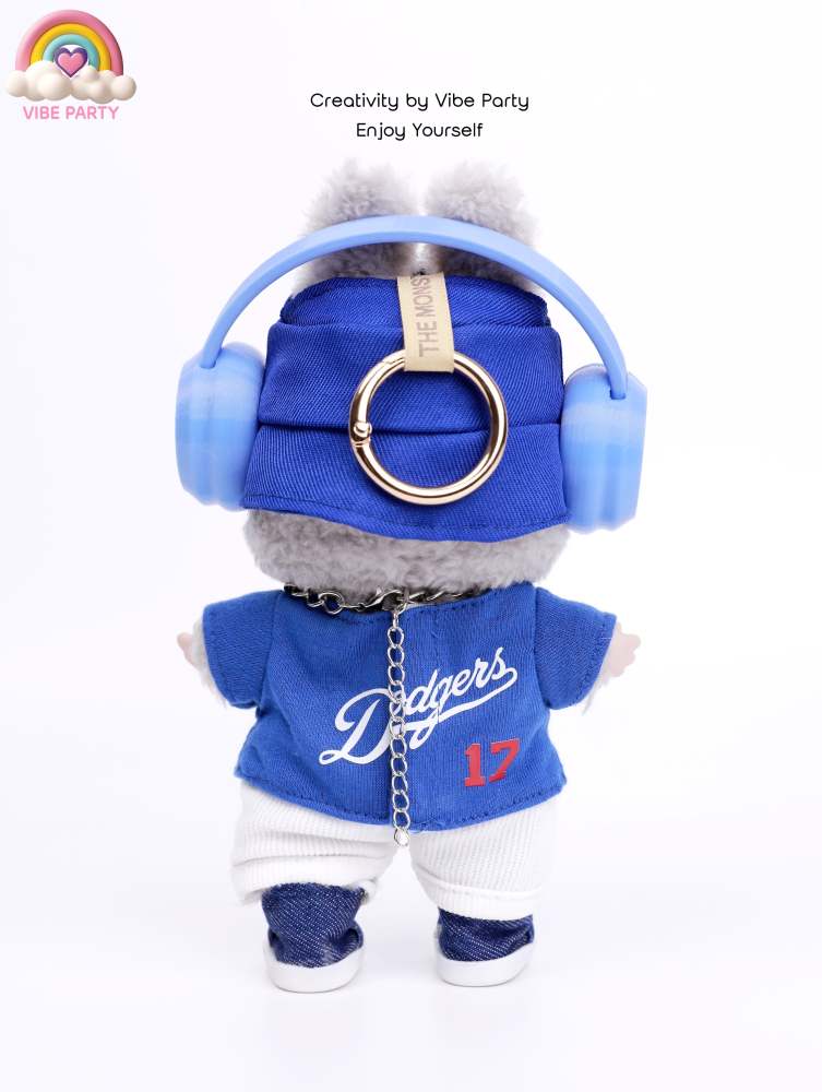 LBB Doll Clothes - Blue Jersey Set 6-Piece Set (Doll Not Included)
