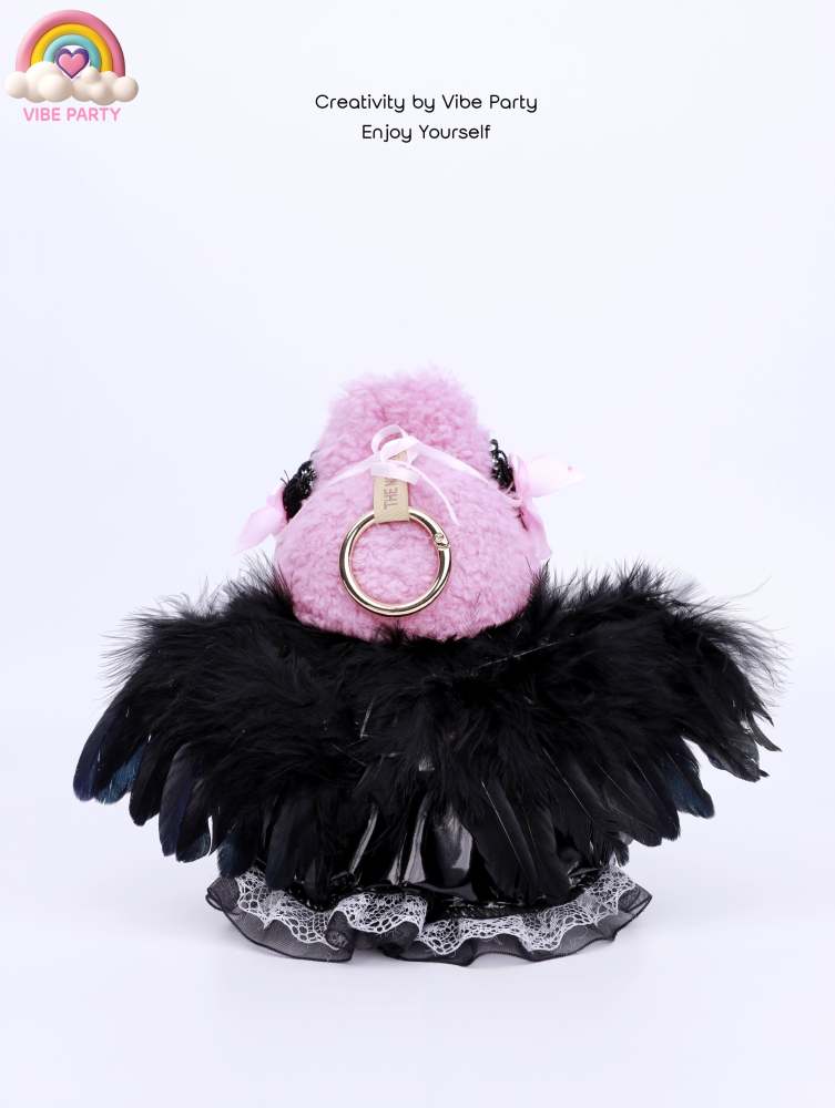 LBB Doll Clothes - Pink & Black Lolita 5-Piece Set (Doll Not Included)