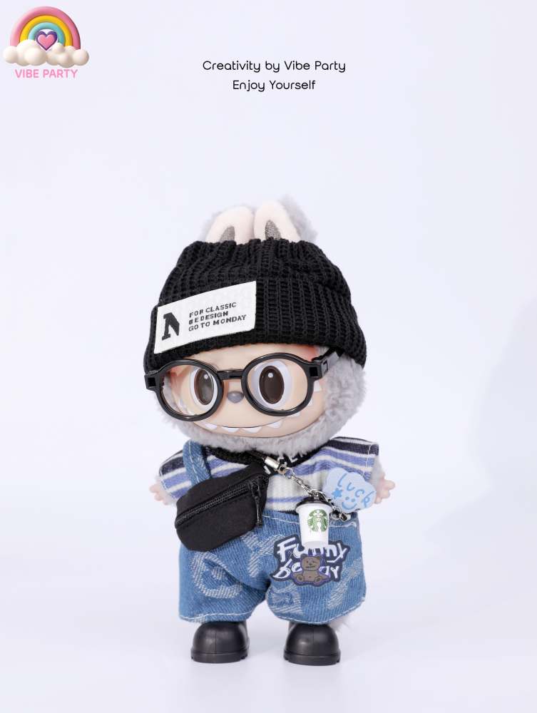 LBB Doll Clothes - Cool Bear Hat Trendy 6-Piece Set (Doll Not Included)