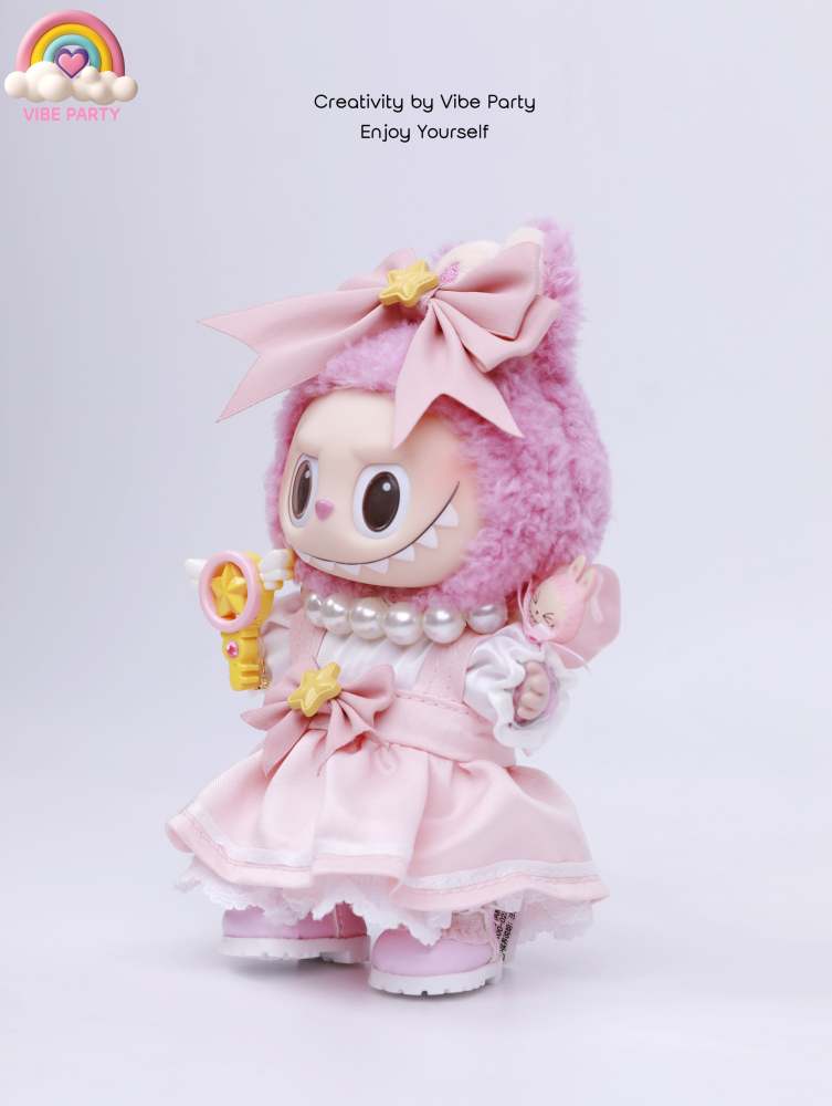 LBB Doll Clothes - Pearl Magic Pink Sweetheart 6-Piece Set (Doll Not Included)
