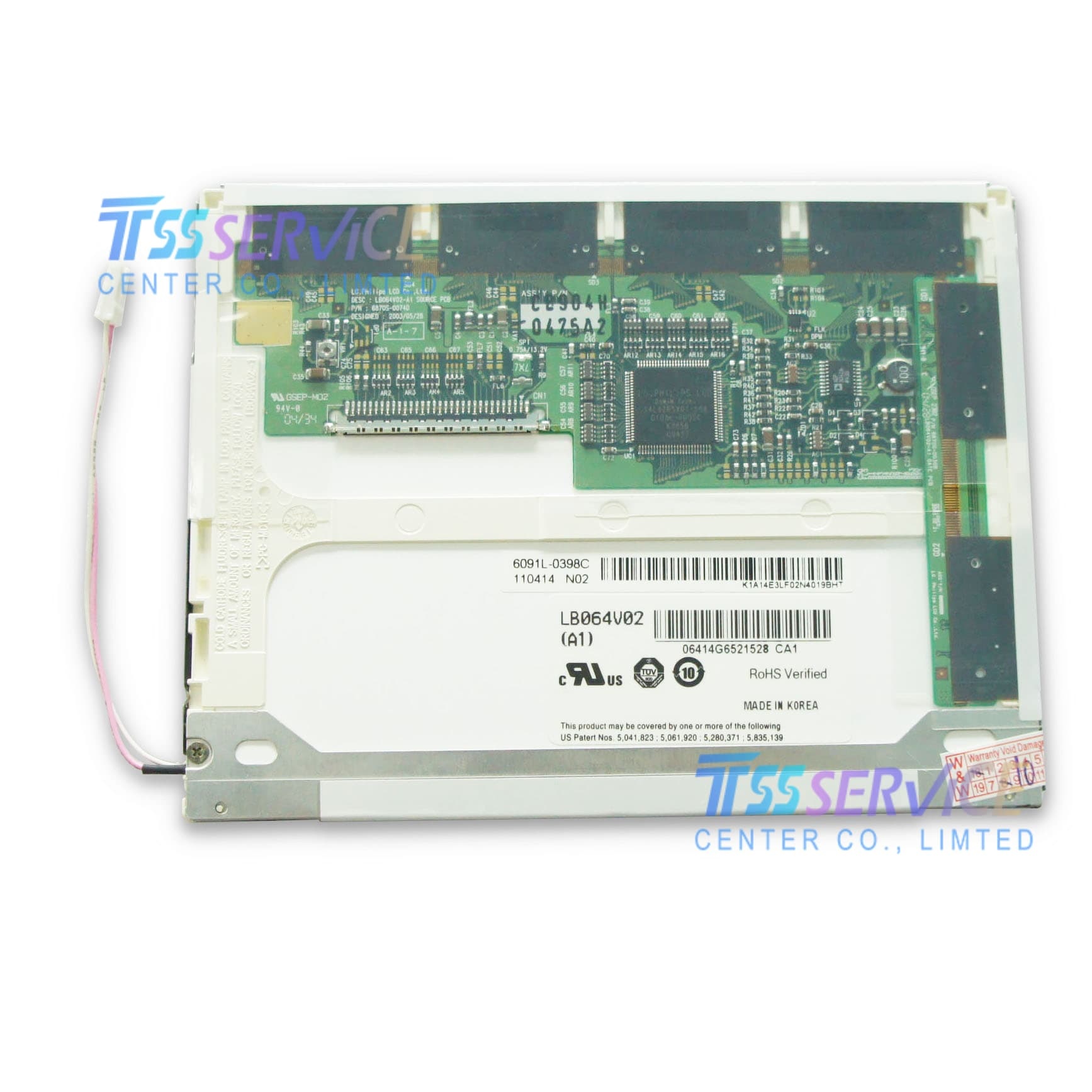 LB064V02-A1 6.4"640*480 a-Si TFT-LCD For LG-Philips LB064V02(A1)
