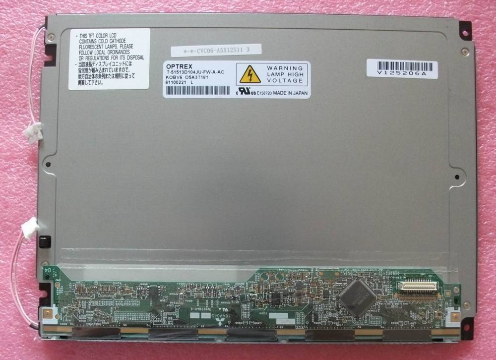 T-51513D104JU-FW-A-AC 10.4inch 640 ×480 LCD Screen Display for OPTREX