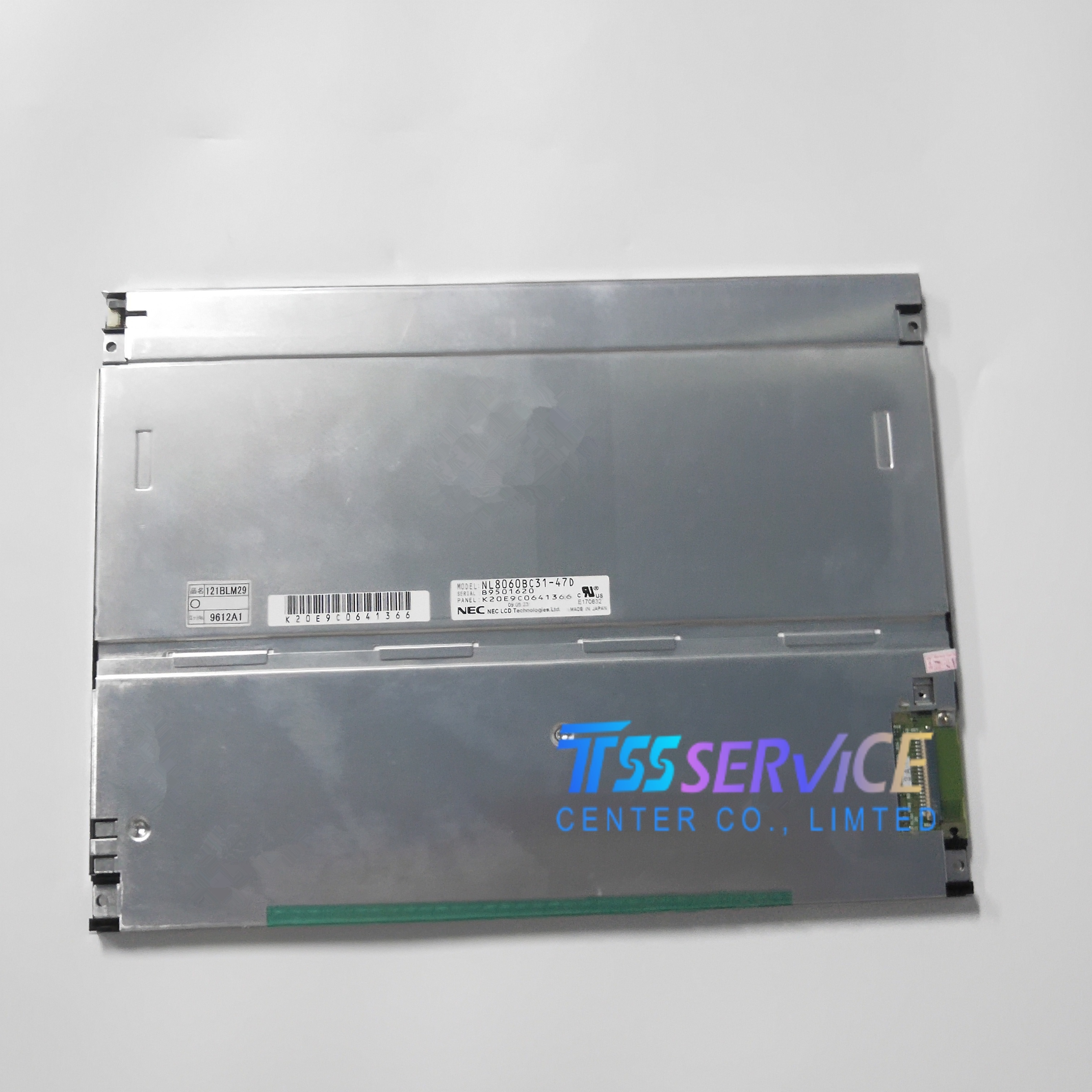 NEC  12.1  inch lcd panel display  NL8060BC31-47D for Industrial