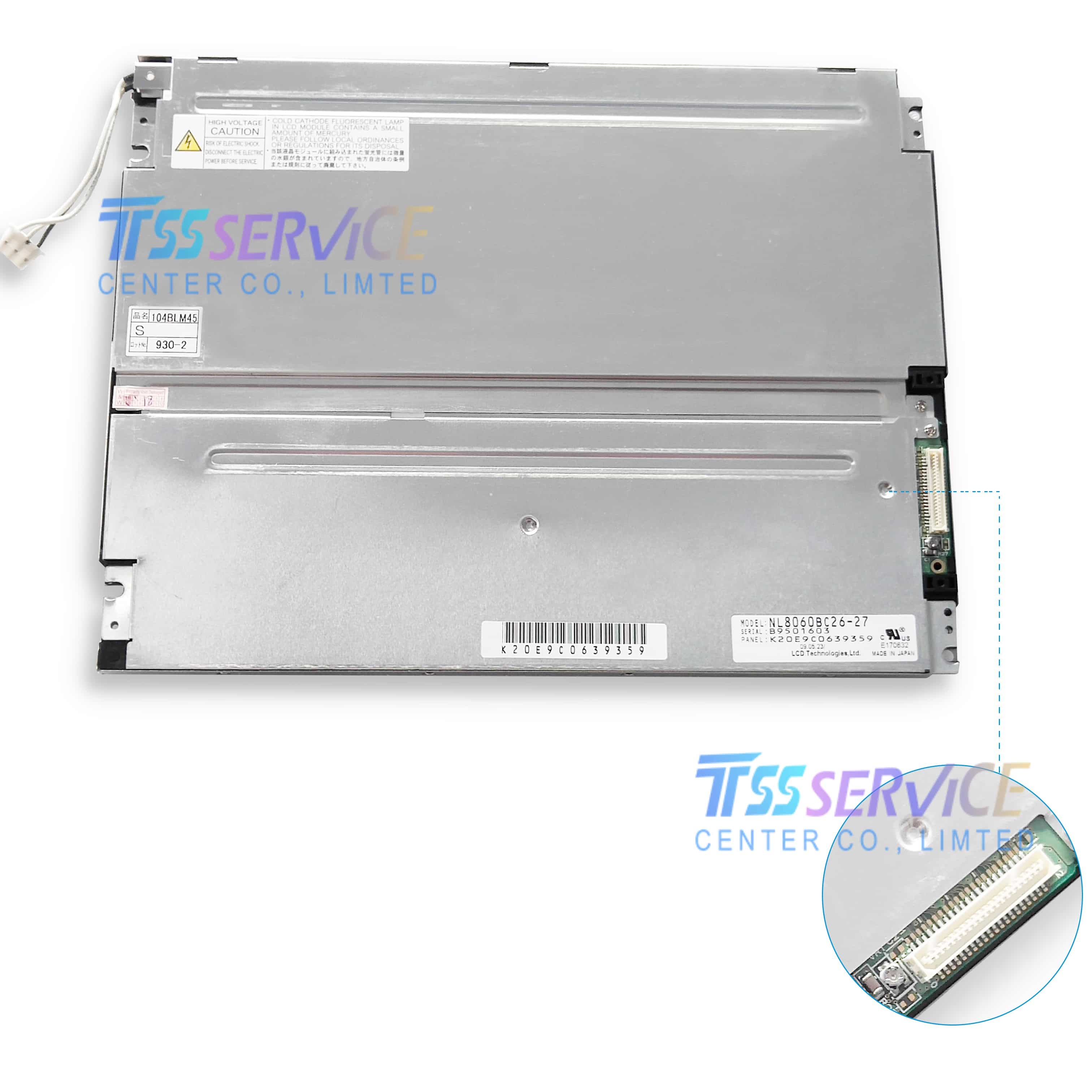 NL8060BC26-27 10.4" 800*600 Industrial Lcd Panel for NEC