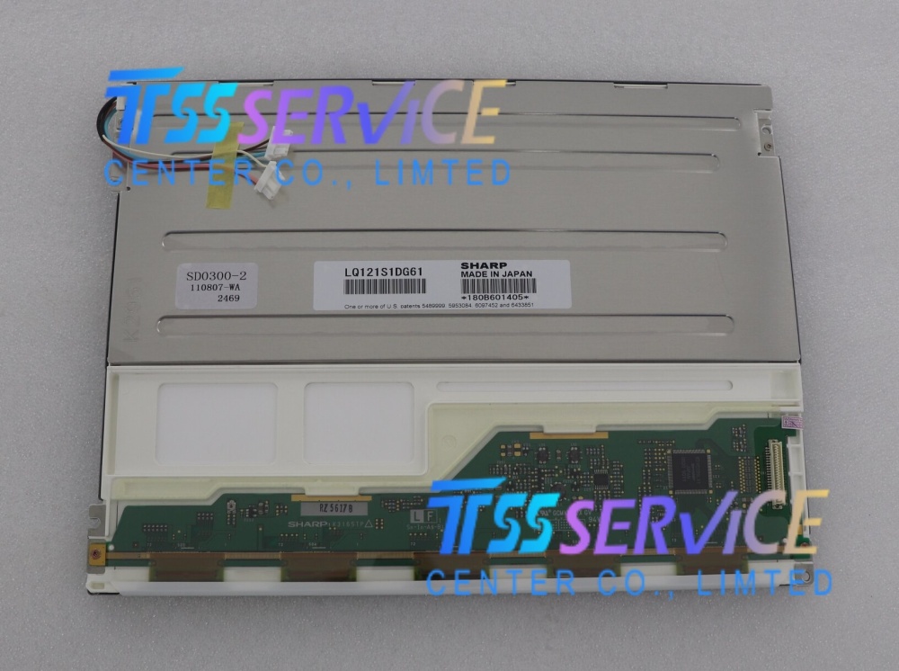 New SHARP 12.1 inch 800 (RGB)  600 pixels (SVGA) LCD Display Panel LQ121S1DG61 for Industrial